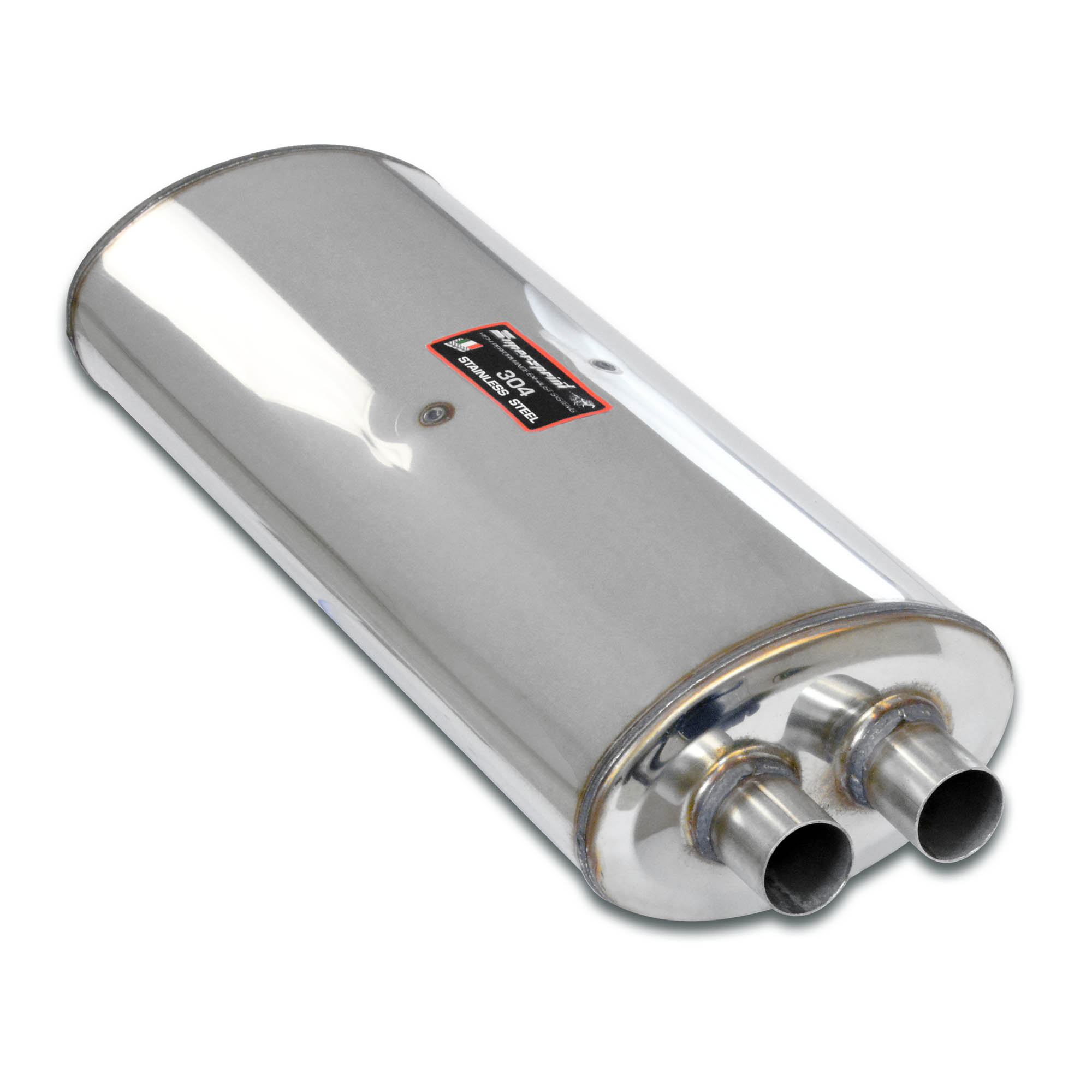 Rear exhaust Hartge flat oval tail pipe 140x65 (straight exit)